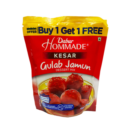 Dabur Ready To Mix Hommade Kesar Gulab Jamun Buy 1 Get 1 Free